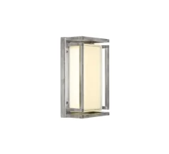 Applique murale, Ice Cubic rectangular, 3414, nickel, IP65, L13cm, H25,5cm - Moretti Luce