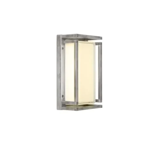 Applique murale, Ice Cubic rectangular, 3414, nickel, IP65, L13cm, H25,5cm - Moretti Luce