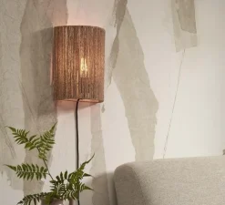 Applique murale, Iguazu L, naturel, L25cm, H32cm - Good&Mojo