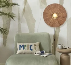 Applique murale, Iguazu L, naturel, Ø55cm, H55cm - Good&Mojo