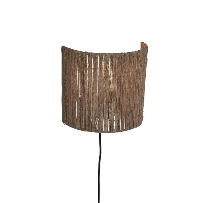 Applique murale, Iguazu S, naturel, L25cm, H22cm - Good&Mojo