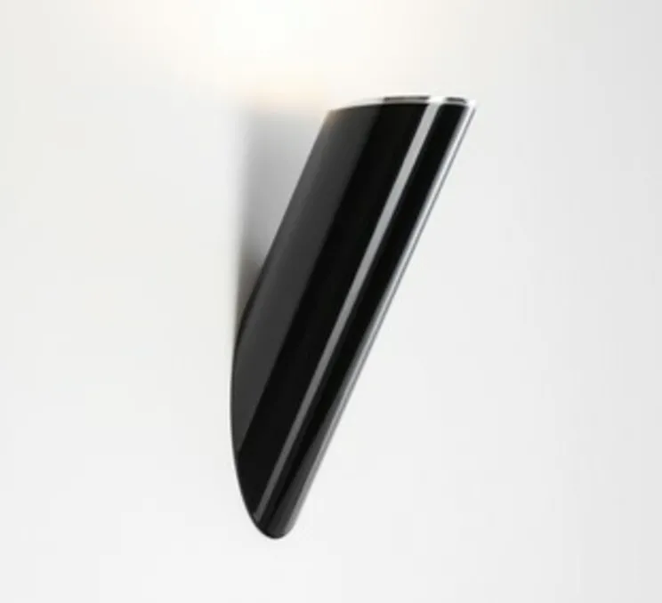 Applique murale, Ilio Wall, noir brillant, L10,6cm, H28,5cm - Artemide