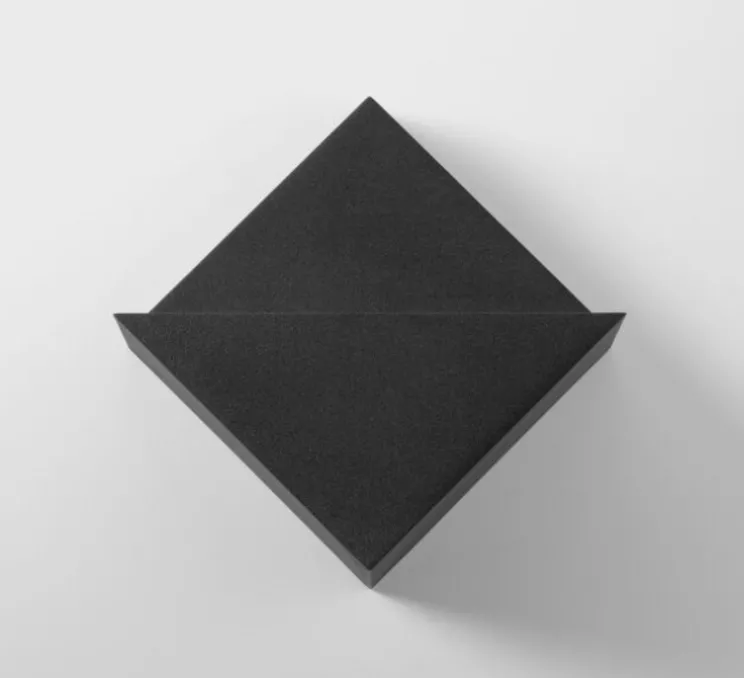 Applique murale, Impulse Square 1x, noir, LED, dim, 2700K, 471 lm, L8cm, H16,5cm - Modular