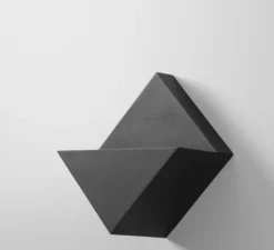 Applique murale, Impulse Square 1x, noir, LED, dim, 2700K, 471 lm, L8cm, H16,5cm - Modular