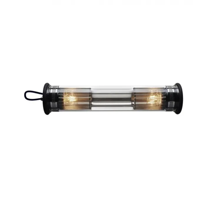 Applique murale, In the tube ITT 100-500, or, maille dorée, Ø10cm, H52cm - DCW Editions