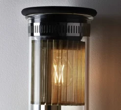 Applique murale, In The Tube 120-700, réflecteur doré, maille dorée, Ø12cm, H72cm - DCW éditions Paris