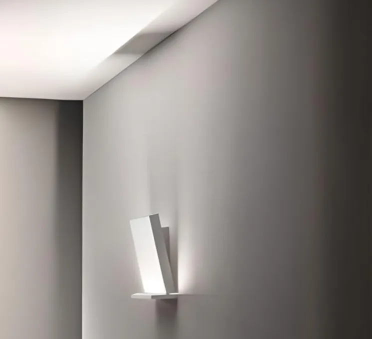 Applique murale, Inbilico, blanc, LED, dim, 2700K, 3490 lm, L7,2cm, H20cm - Stilnovo