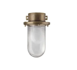Applique murale, indoor/outdoor, laiton, IP64, L8cm, H20,5cm - Zangra