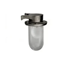 Applique murale, indoor/outdoor, laiton nickelé, IP64, L8cm, H20,5cm - Zangra
