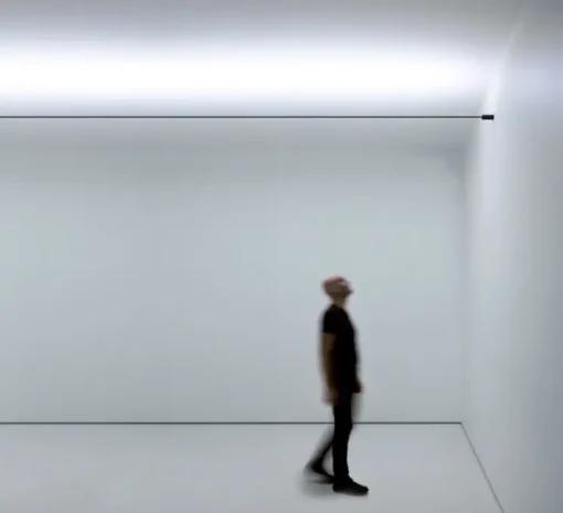 Applique murale, Infinito 6 , noir mat, LED, dim, 3000K, 6708 lm, L600cm, H5,3cm - Davide Groppi
