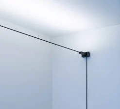 Applique murale, Infinito 6 , noir mat, LED, dim, 3000K, 6708 lm, L600cm, H5,3cm - Davide Groppi