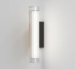 Applique murale, Io 420, noir mat, IP44, LED, 3000K, 605lm, L8cm, H42cm - Astro Lighting
