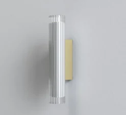 Applique murale, Io 420, or mat, IP44, LED, 3000K, 605lm, L8cm, H42cm - Astro Lighting