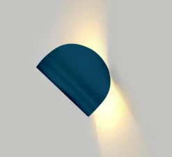 Applique murale, IO, bleu, IP40, LED, dim, 2700K, 700lm, L10,5cm, H16,5cm - Fontana Arte