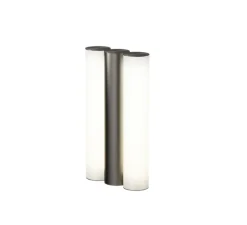 Applique murale, IP GAMMA, gris, IP44, LED, 3000K, 600lm, L15,2cm, H28,4cm - Cvl