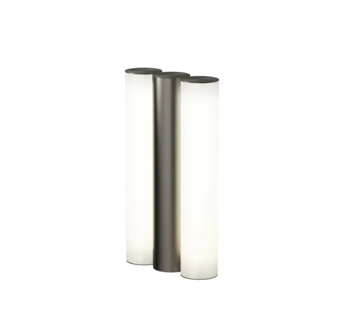 Applique murale, IP GAMMA, gris, IP44, LED, 3000K, 600lm, L15,2cm, H28,4cm - Cvl