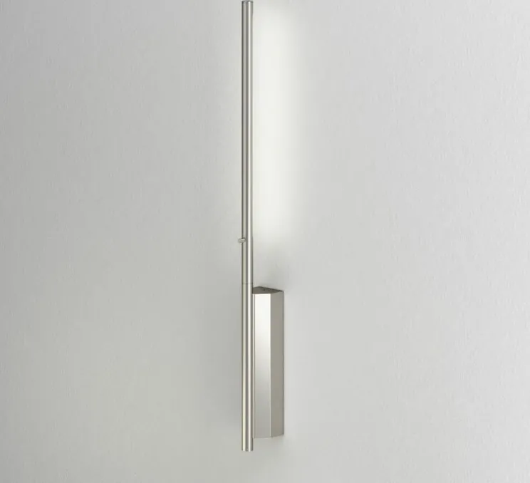 Applique murale, IP LINK 580, nickel satiné, IP44, L5cm, H58cm - Cvl