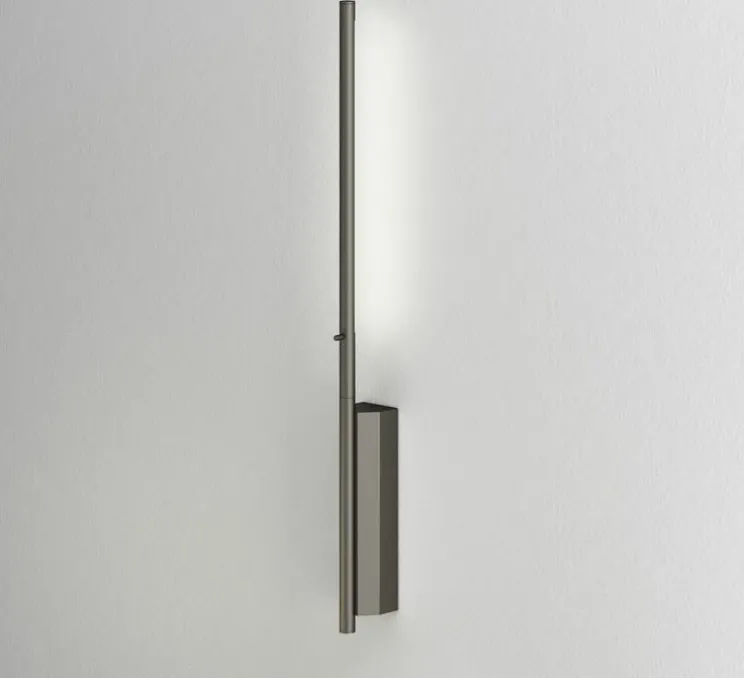 Applique murale, IP LINK, graphite satiné, IP44, L5cm, H58cm - Cvl