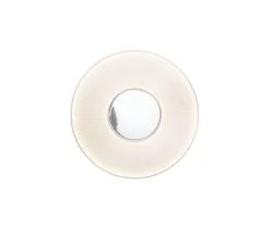Applique murale, Iris mirror 60, blanc, LED, dim, 2700K, 1414 lm, Ø60cm, H9cm - Dix heures dix