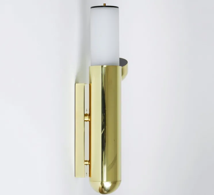 Applique murale, ISP wall RIGHT , laiton, LED, 2700k, L12,1cm, H37,1cm - Dcw editions