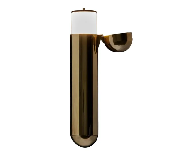 Applique murale, ISP wall RIGHT , laiton, LED, 2700k, L12,1cm, H37,1cm - Dcw editions