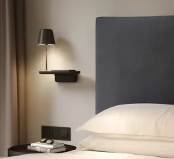 Applique murale, ito, noir mat, noir mat, L31cm, H34,4cm - Astro