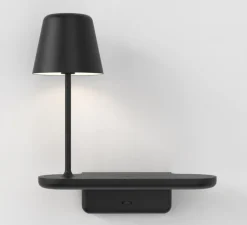 Applique murale, ito, noir mat, noir mat, L31cm, H34,4cm - Astro