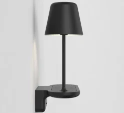 Applique murale, ito, noir mat, noir mat, L31cm, H34,4cm - Astro