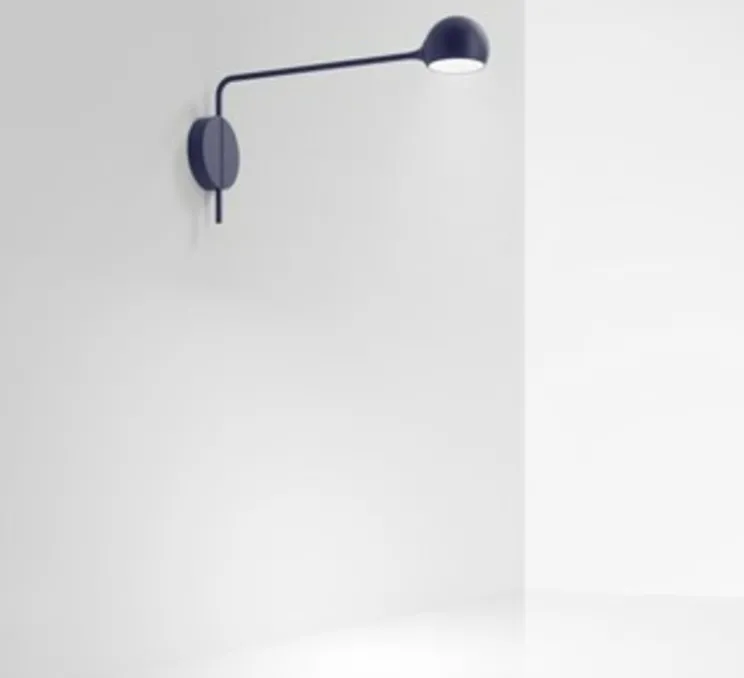 Applique murale, IXA Wall, bleu, LED, 3000K, 465lm, L7cm, H28,5cm - Artemide