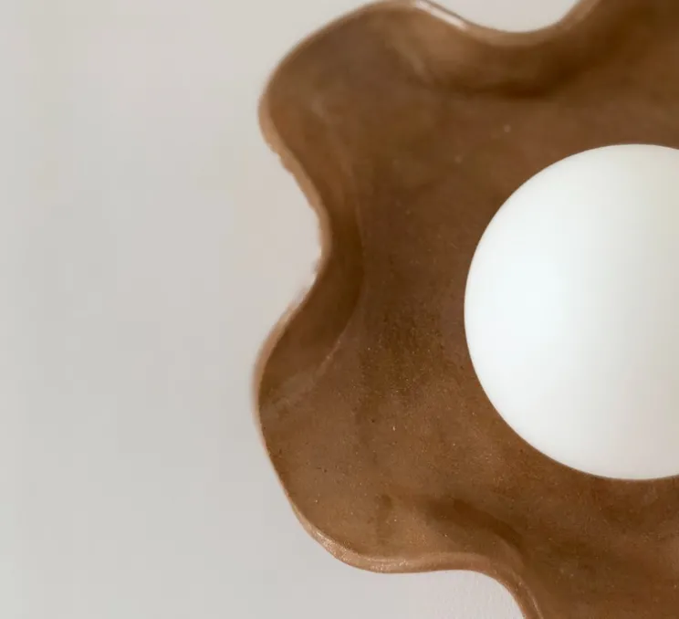 Applique murale, Jelly, chocolat, L20cm, H26cm - Carré Coco