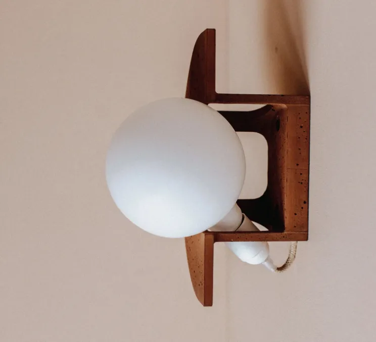 Applique murale, Joseph, bleu, L22cm, H30cm - Zuri