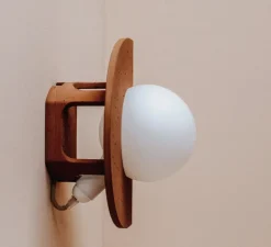 Applique murale, Joseph, rosé, L22cm, H30cm - Zuri