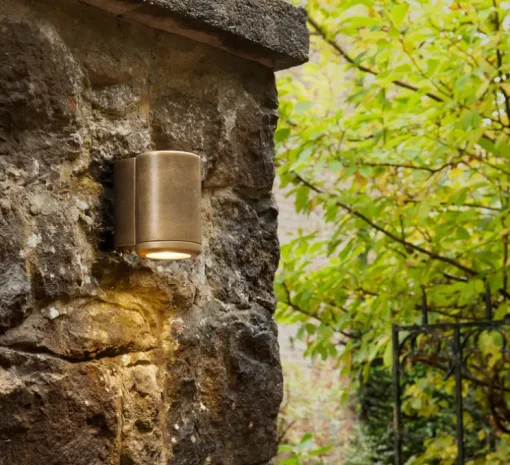 Applique murale, Jura wall single, laiton massif, IP44, L7,6cm, H11,4cm - Astro