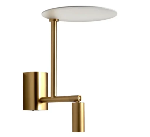 Applique murale, Kelly, or, LED, 2700K, 380lm, Ø15cm, H18cm - Carpyen