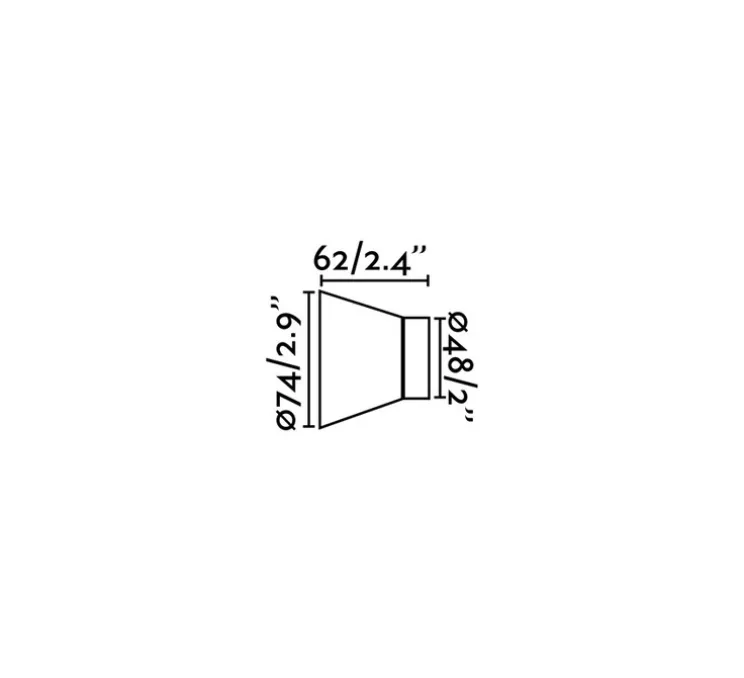 Applique murale, Kera, noir, Ø7,4cm, H6,2cm - Faro