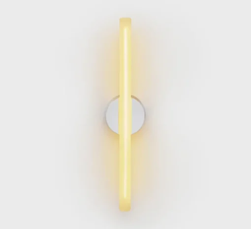 Applique murale, KILTER, blanc, IP44, LED, dim, 2700K, 375 lm, L17cm, H50cm - Tala