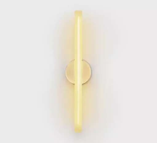 Applique murale, KILTER, laiton, IP44, LED, dim, 2700K, 375 lm, L17cm, H50cm - Tala