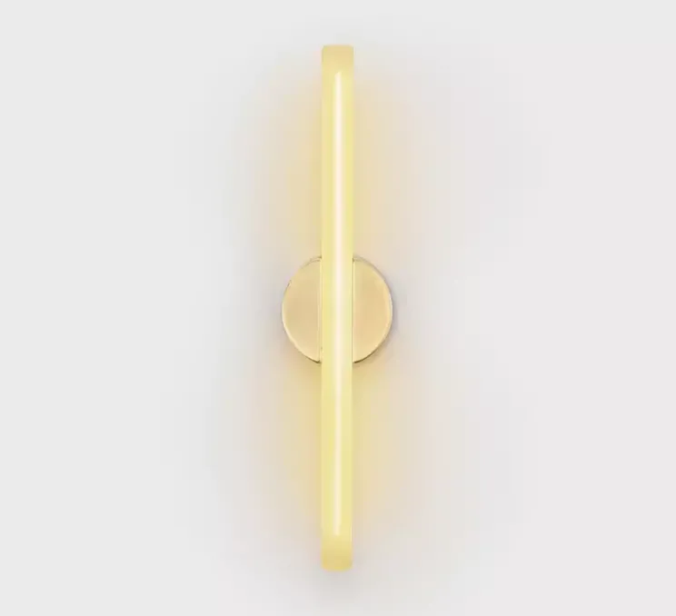 Applique murale, KILTER, laiton, IP44, LED, dim, 2700K, 375 lm, L17cm, H50cm - Tala