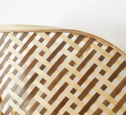 Applique murale, Kinabalu, naturel et marron, Ø40cm, H50cm - Good&Mojo