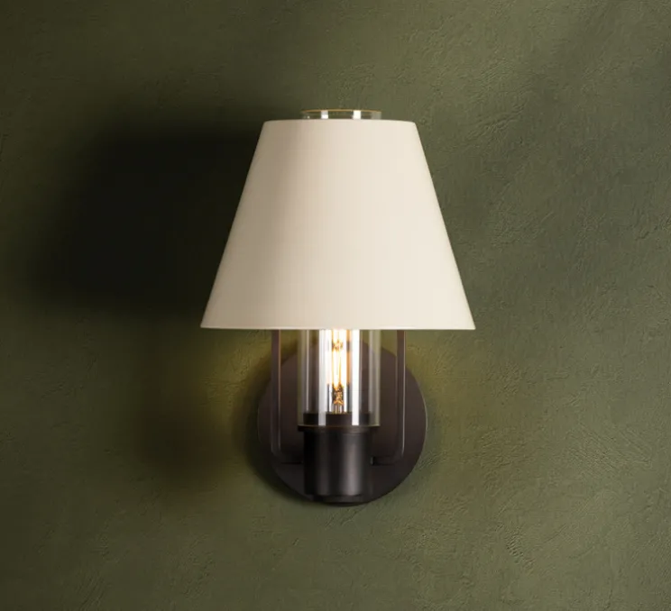 Applique murale, Kindle, bronze et sable, Ø22,3cm, H32,4cm - Hudson Valley Lighting