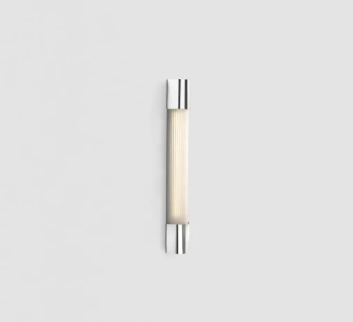 Applique murale, Kiva 600, chrome, IP44, LED, 3000K, 1103 lm, L6,8cm, H60cm - Faro