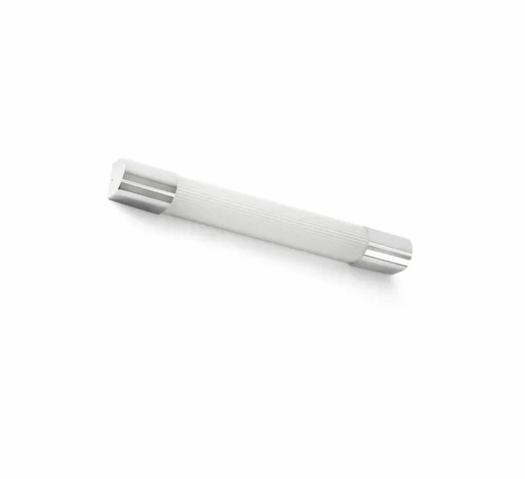 Applique murale, Kiva 600, chrome, IP44, LED, 3000K, 1103 lm, L6,8cm, H60cm - Faro