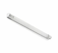 Applique murale, Kiva 1200, chrome, IP44, LED, 3000K, 1852 lm, L6,8cm, H120cm - Faro