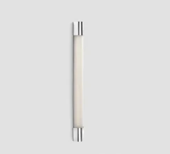 Applique murale, Kiva 900, chrome, IP44, LED, 3000K, 1581 lm, L6,8cm, H90cm - Faro