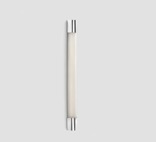Applique murale, Kiva 900, chrome, IP44, LED, 3000K, 1581 lm, L6,8cm, H90cm - Faro
