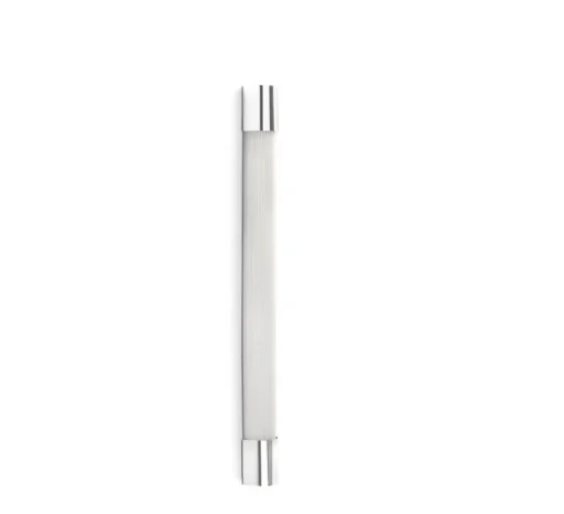 Applique murale, Kiva 900, chrome, IP44, LED, 3000K, 1581 lm, L6,8cm, H90cm - Faro