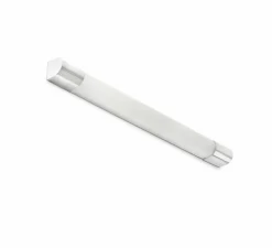 Applique murale, Kiva 900, chrome, IP44, LED, 3000K, 1581 lm, L6,8cm, H90cm - Faro