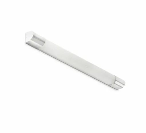 Applique murale, Kiva 900, chrome, IP44, LED, 3000K, 1581 lm, L6,8cm, H90cm - Faro