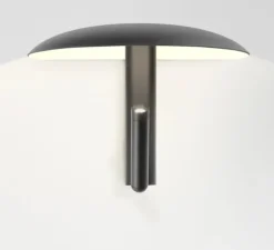 Applique murale, Konoha, noir, LED, 2700K, 137 lm, L27,4cm, H20,8cm - Marset