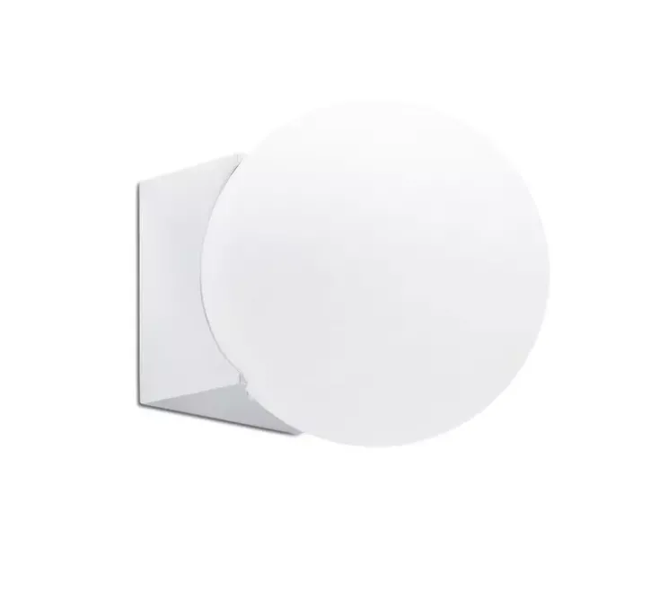 Applique murale, Lago, chrome, IP44, L8cm, H8cm - Faro